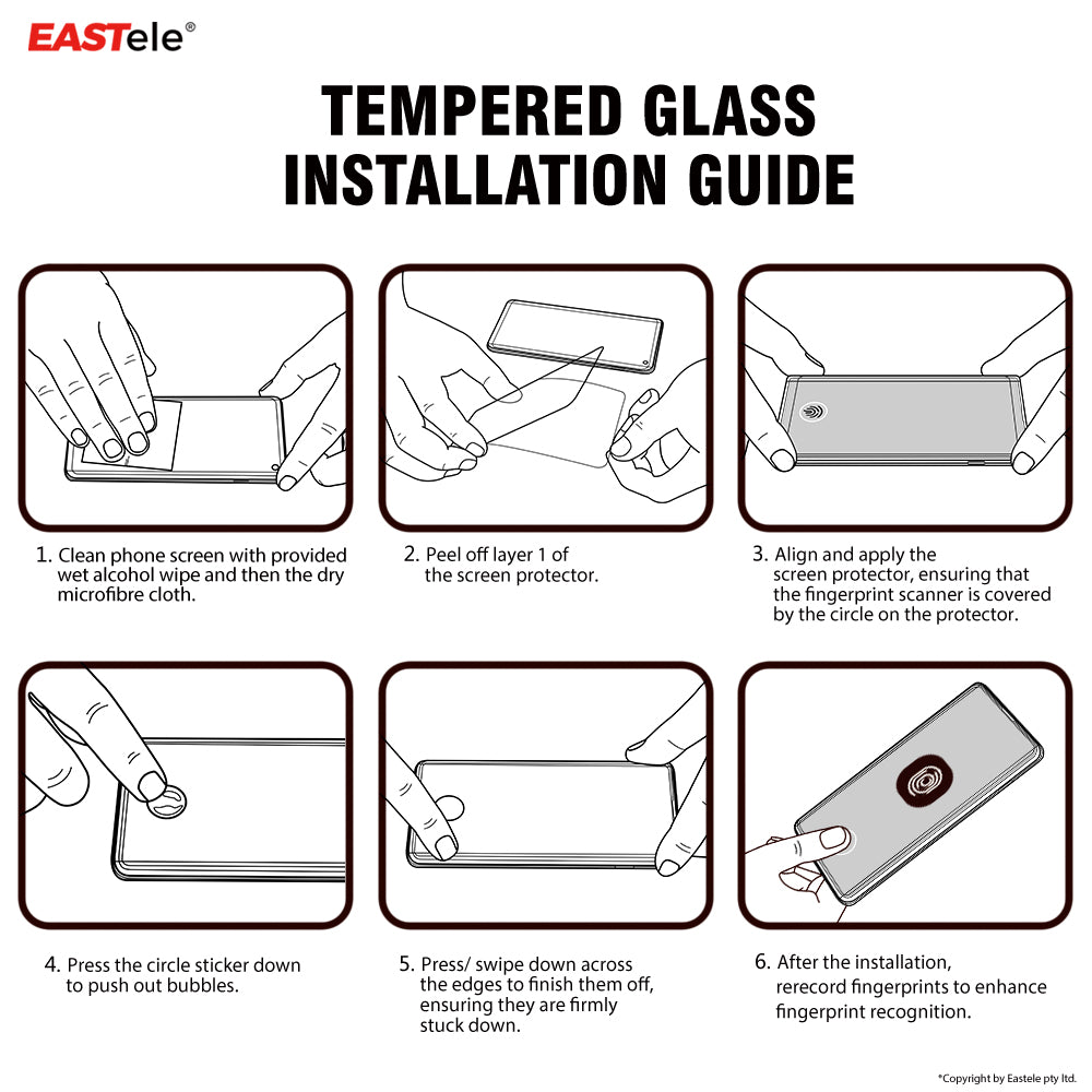 Eastele Samsung Galaxy S22 Tempered Glass